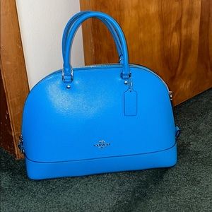 Bright Blue Coach Purse